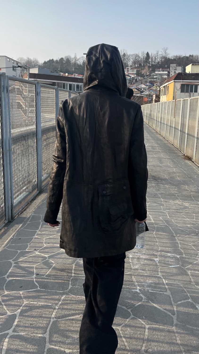 San263 leather coat 50size 상품이미지3