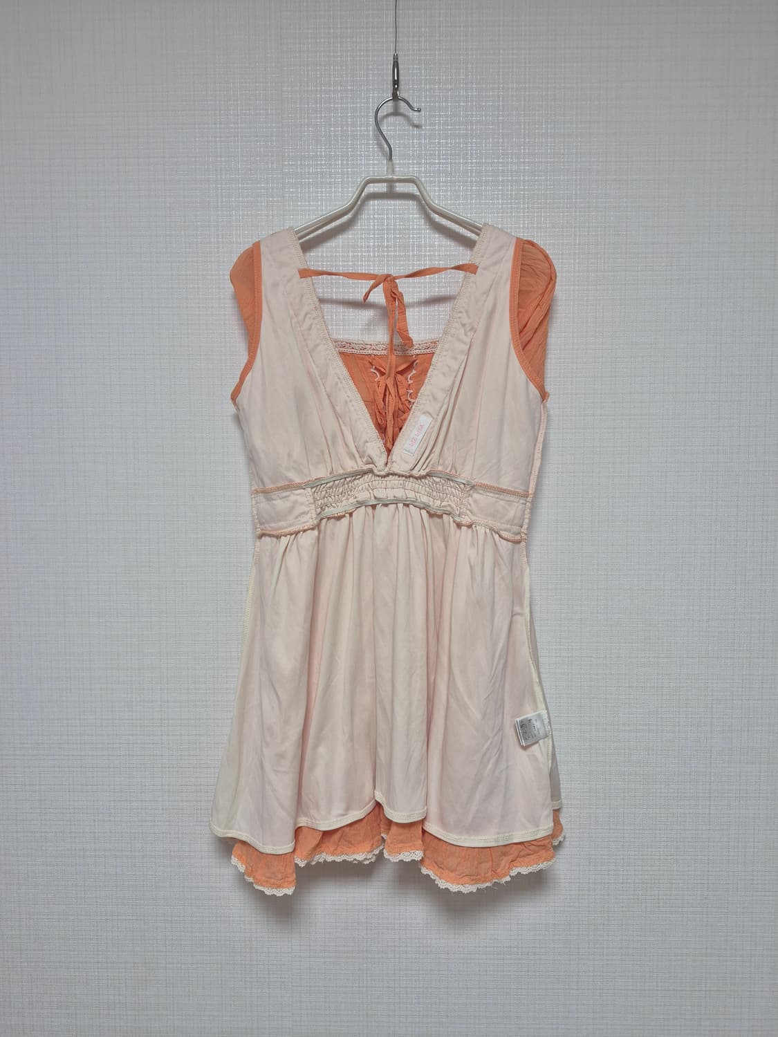 리즈리사 라떼갸루 러블리 오렌지 원피스 상품이미지3