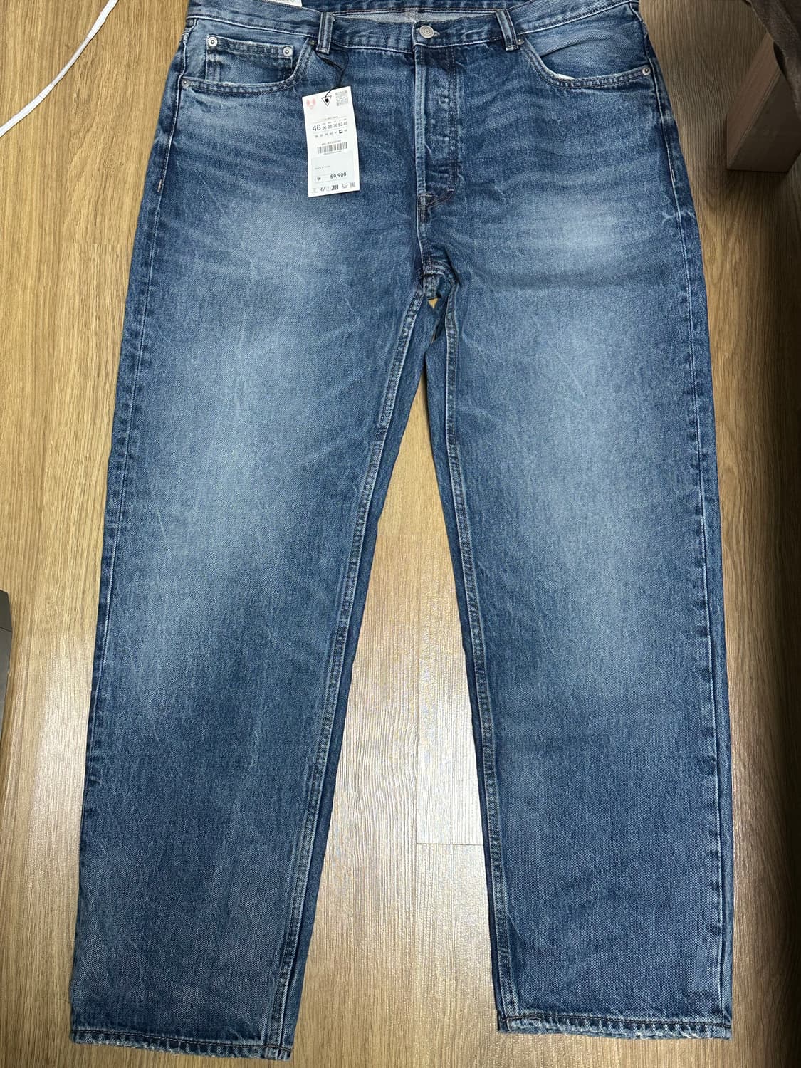 자라 스트레이트 진 34 새상품 상품이미지1