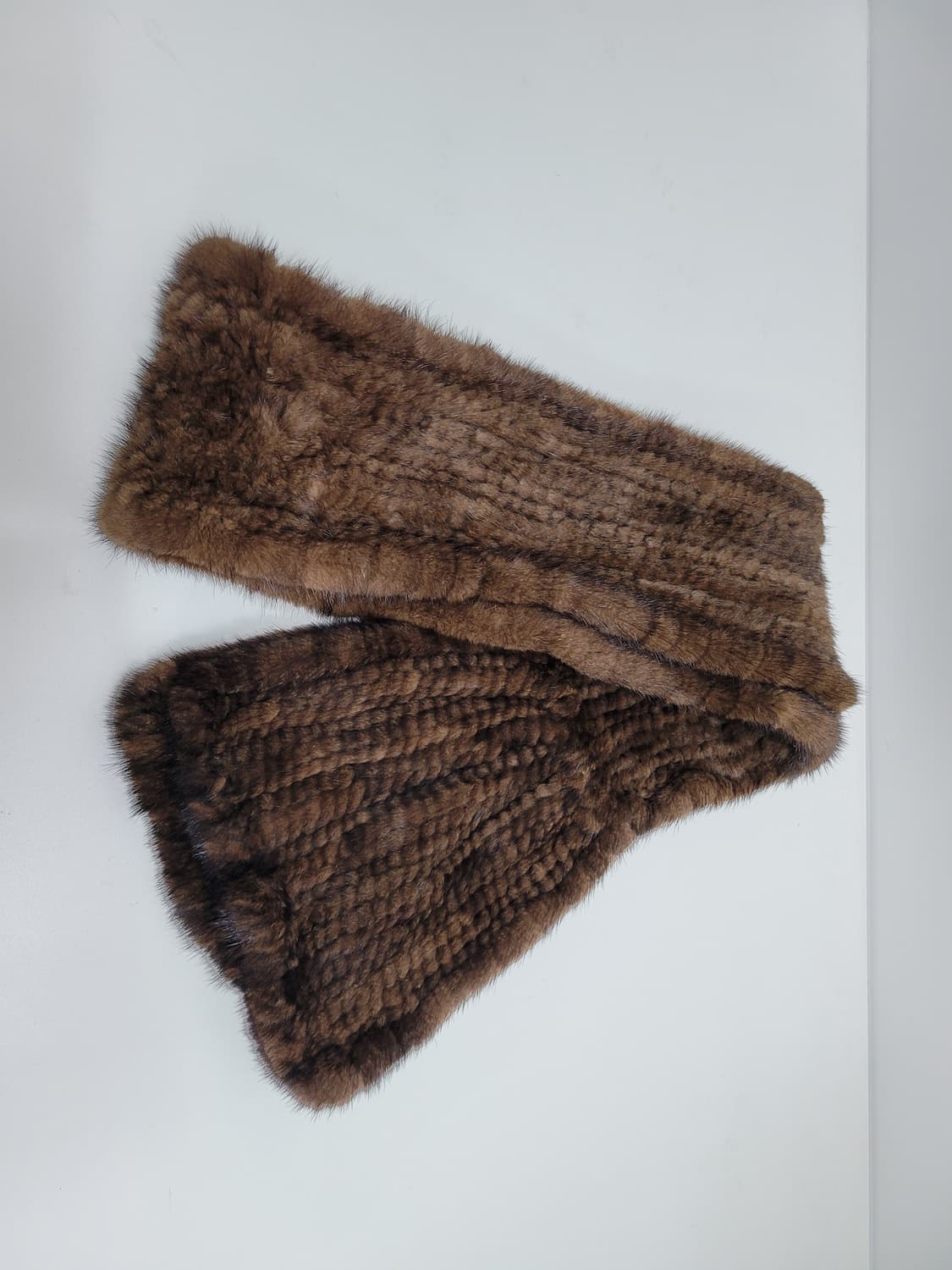 천연 밍크 머플러 / 총장 170 브라운
 상품이미지4