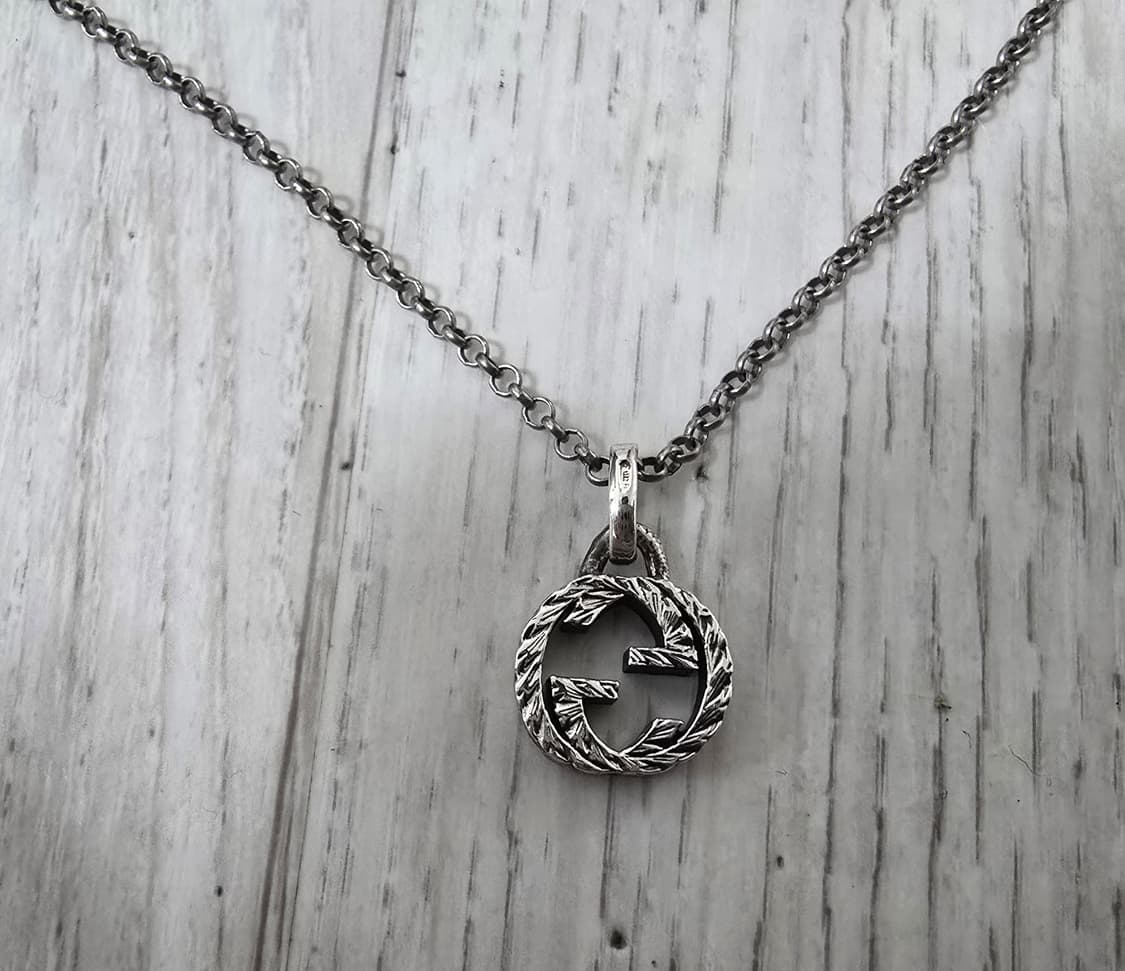 (정품) 구찌 인터로킹 GG 목걸이 (명품 목걸이 실버 팬던트) 상품이미지1