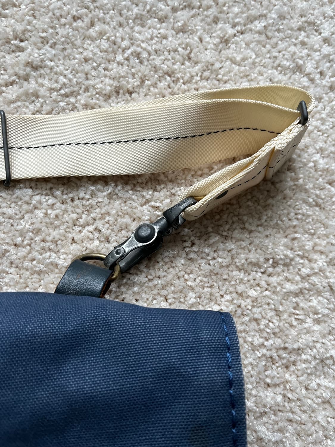 90s 노스마린드라이브 인디고 메일백 상품이미지4