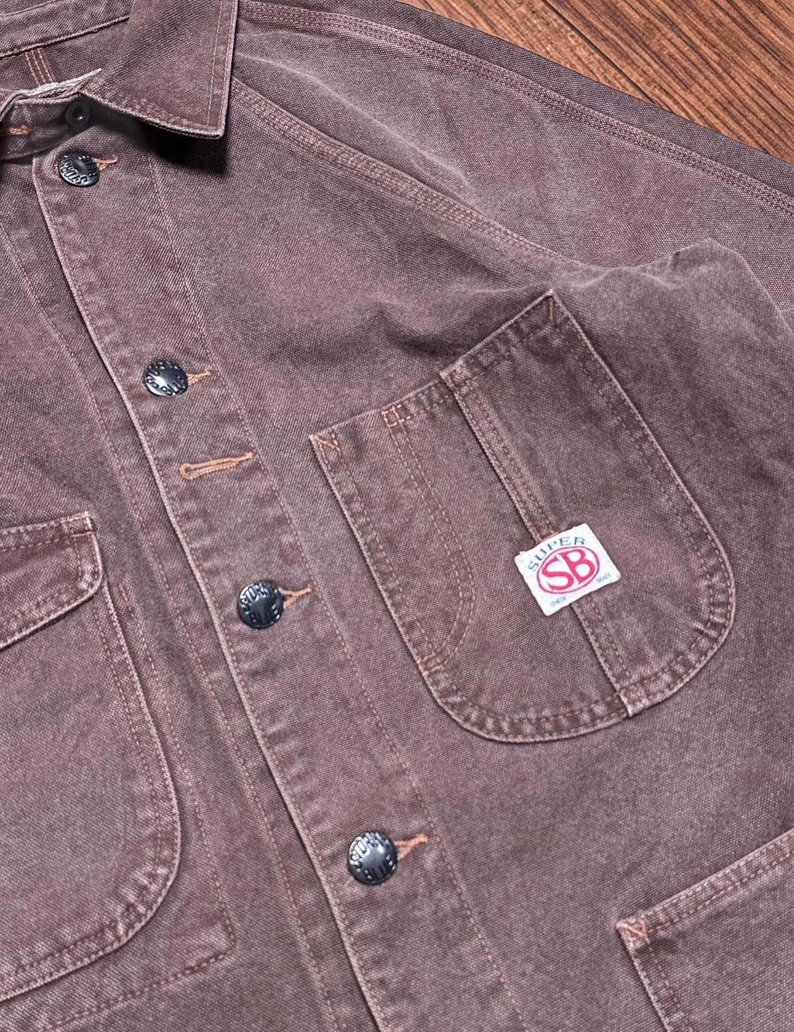 Pherrow's 빈티지 캔버스 커버올 초어자켓 상품이미지3