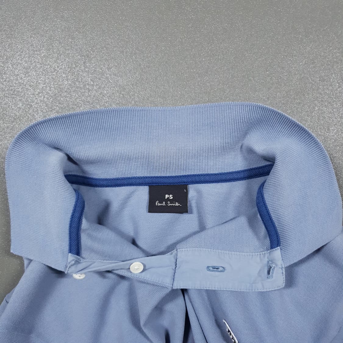 L) 폴스미스 신형 23ss 피케 지브라 폴로 셔츠 반팔 카라티 스카이 상품이미지9