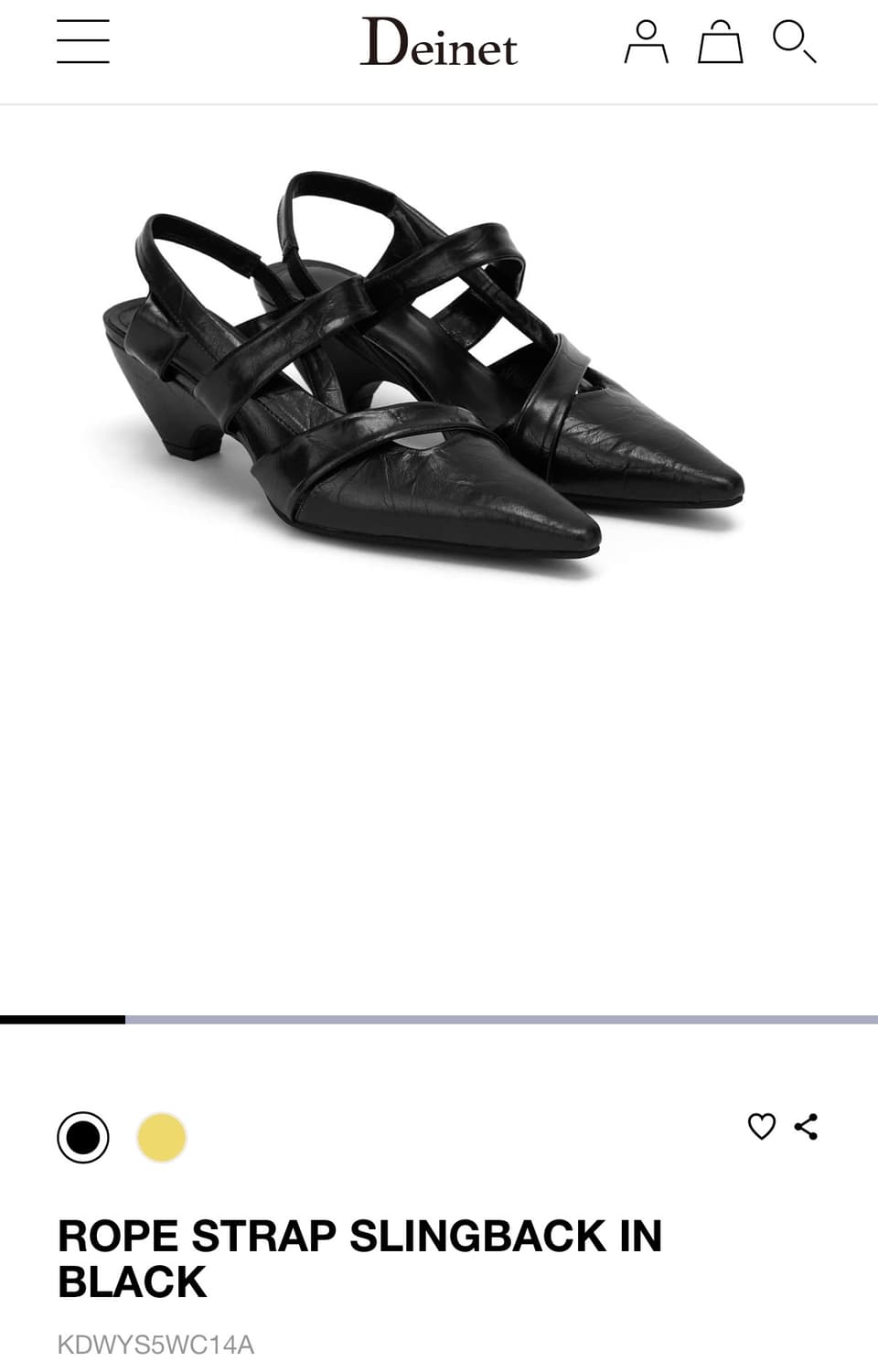 다이닛 슬링백 구두 새상품 250mm 상품이미지6