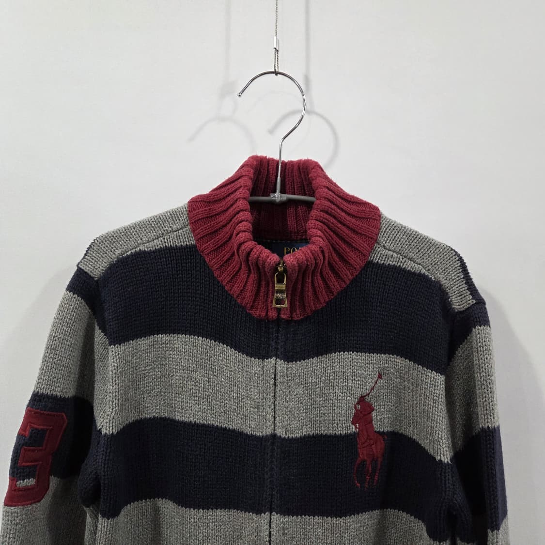 폴로랄프로렌 키즈 빅포니 니트집업 7 상품이미지2