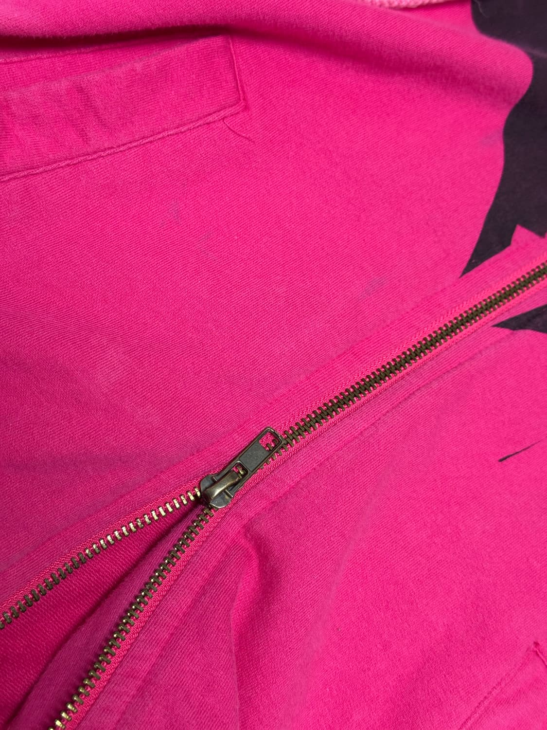 핑크 하트 투웨이 후드집업 상품이미지2