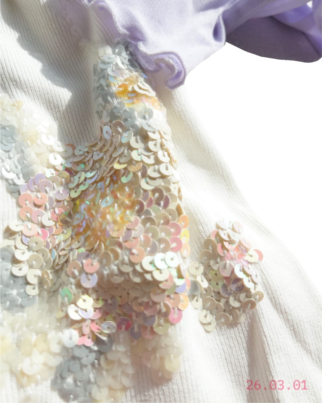 Flower spangle sleeveless top 상품이미지3