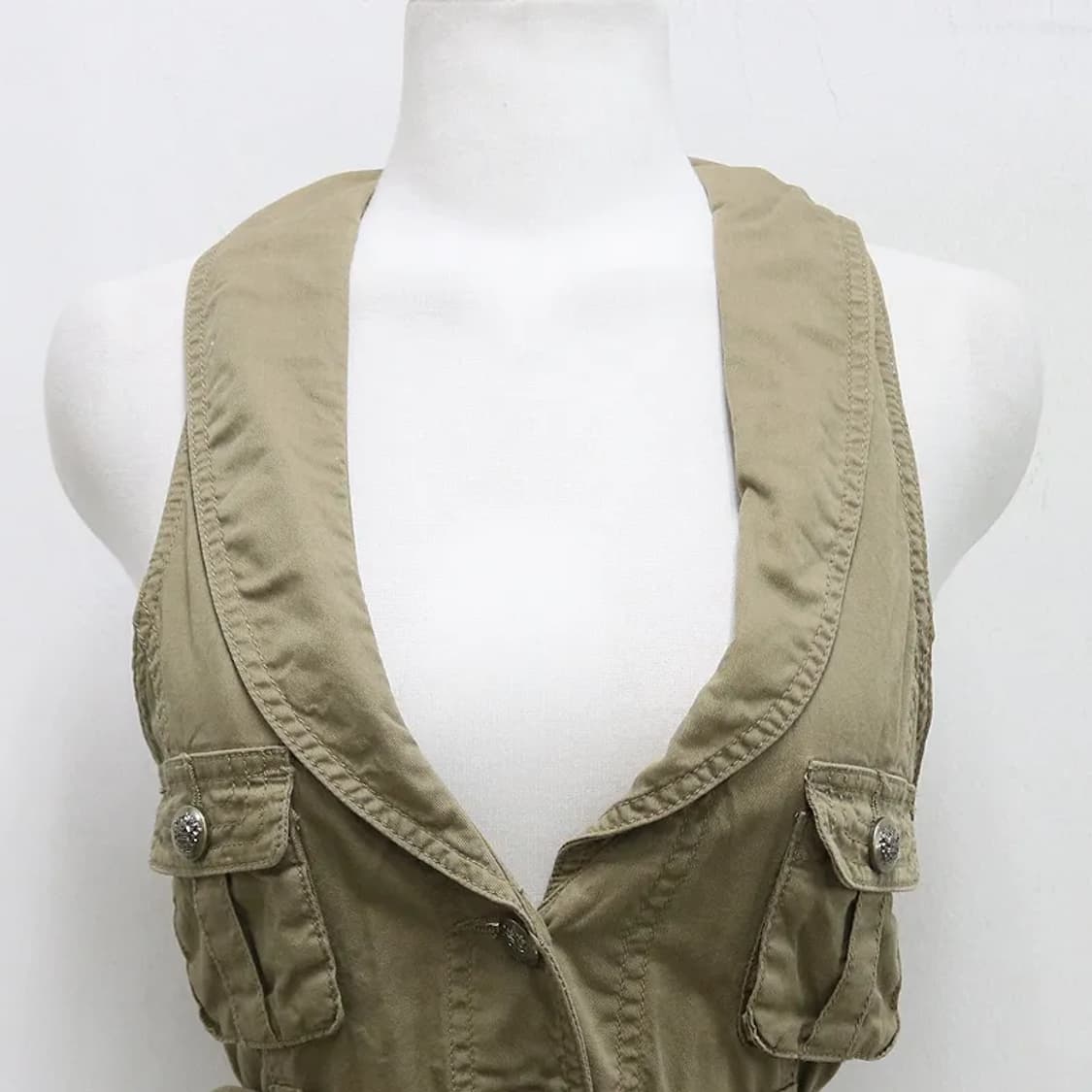 VIEVUS JEAN 벨트 포인트 카고 베스트 63101 상품이미지3