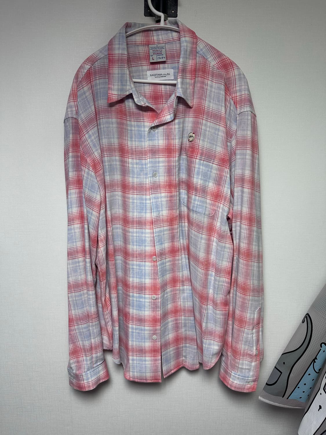 Stu 레드체크 셔츠 상품이미지1