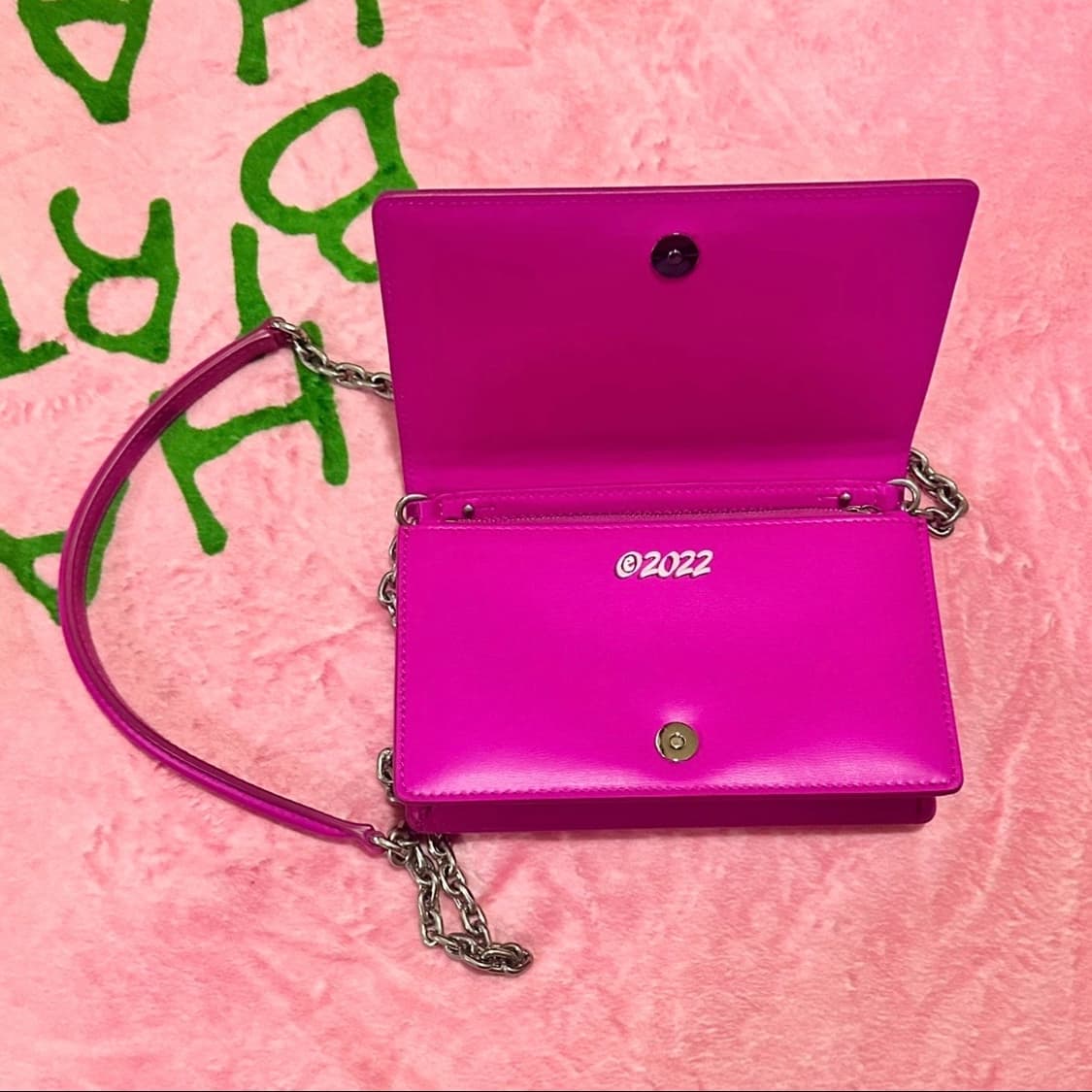 오프화이트 핫핑크 숄더백 상품이미지2