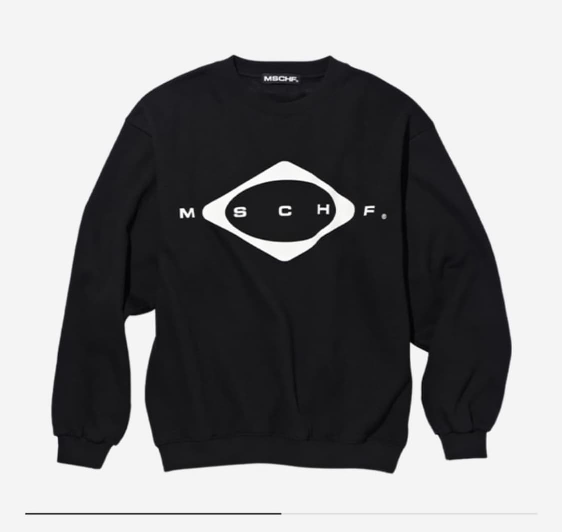 미스치프 MSCHF 크루넥 맥투맨 블랙 상품이미지1