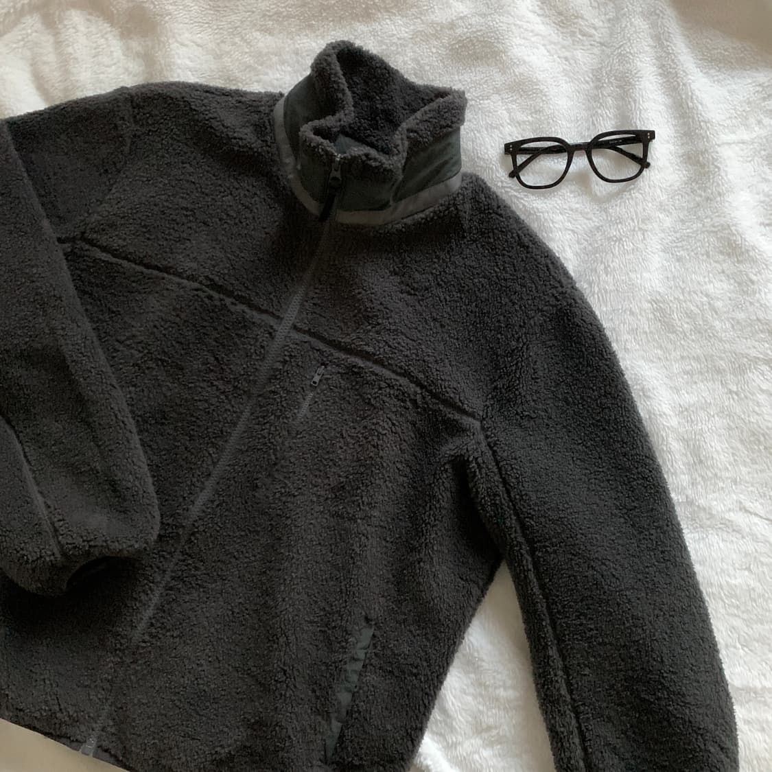 빈티지 whideout 하이드아웃 후리스 베이직 플리스 집업 상품이미지1