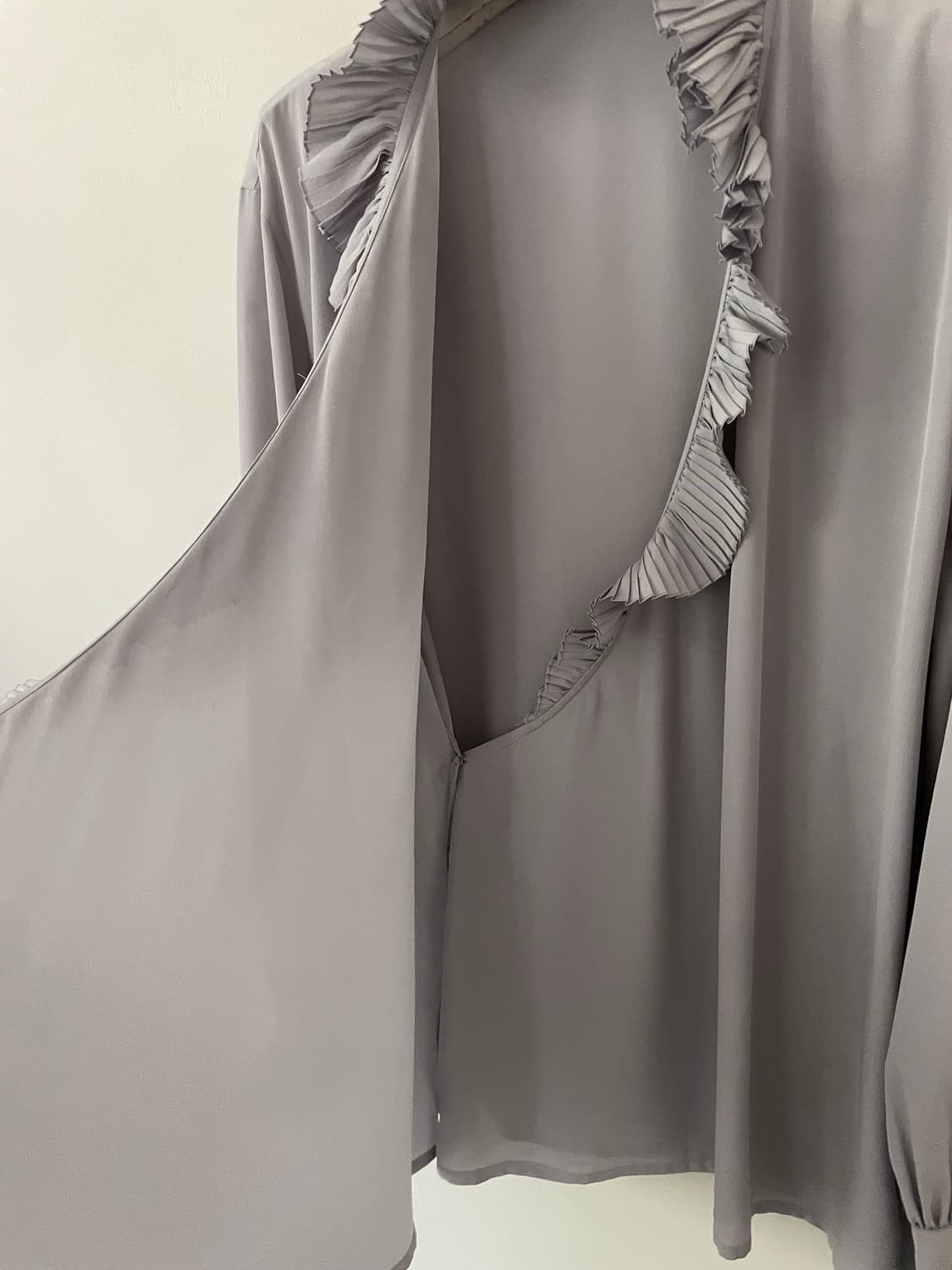 Christian Dior pleated neck wrap blouse 상품이미지5