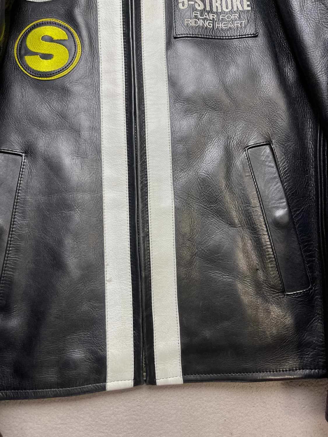 [L] QUEEN MOTORS 라이더자켓 -95-100 레이싱자켓 상품이미지10