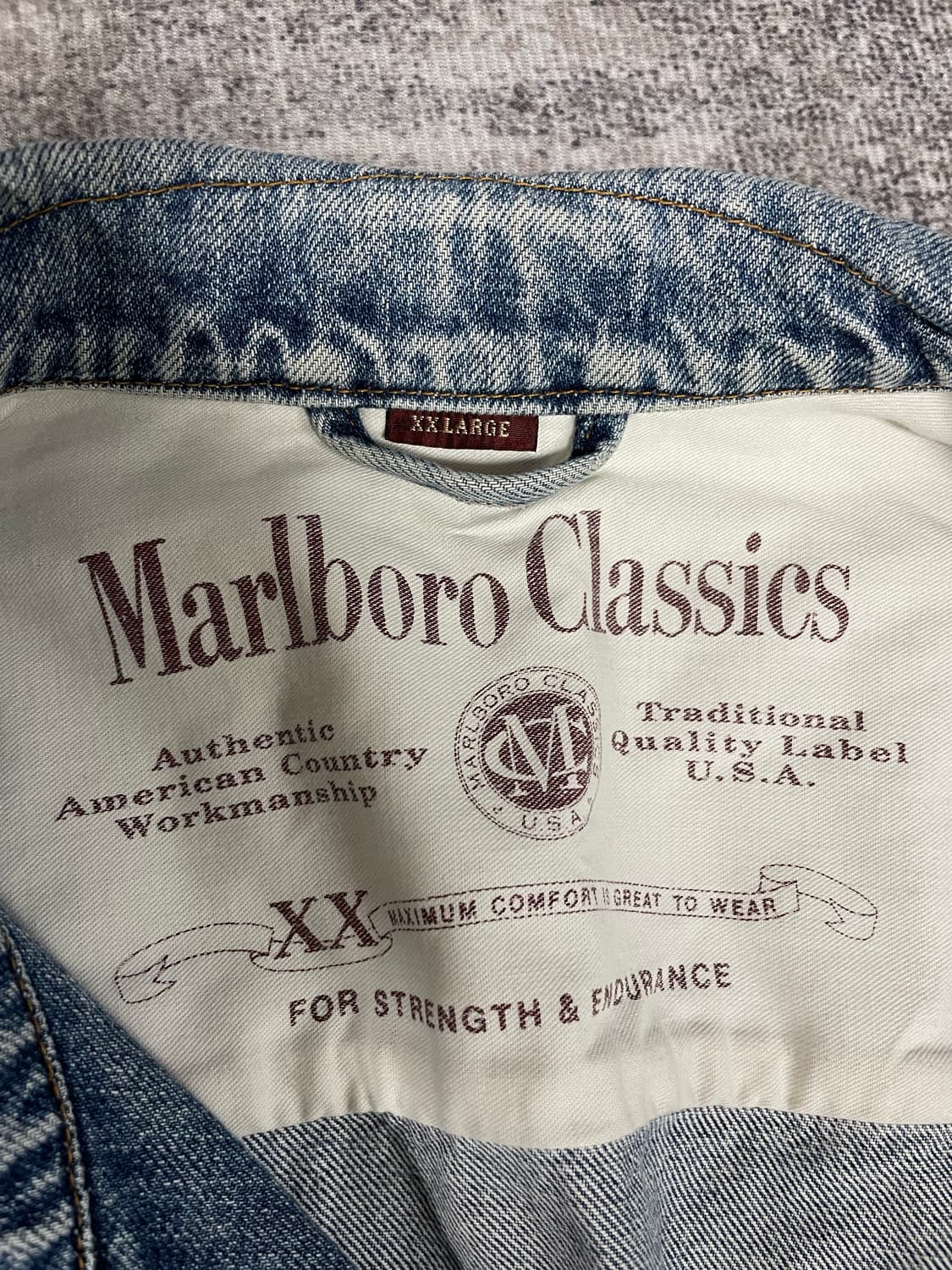 Italy vtg 말보로 클레식 트러커 상품이미지5