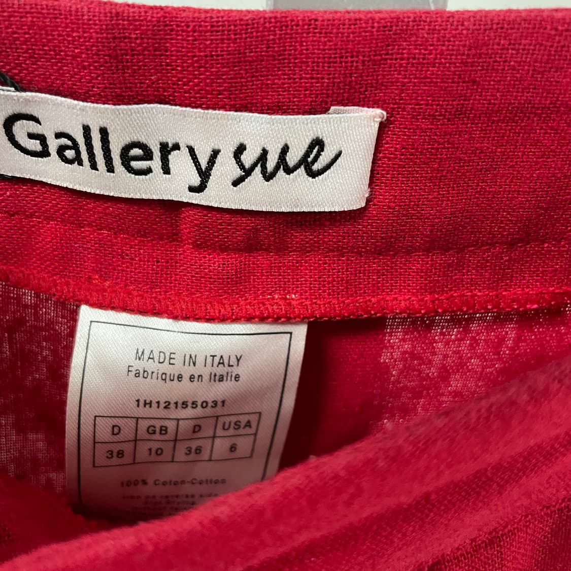 Gallery SUE 레드 슬랙스 36(W) 상품이미지5