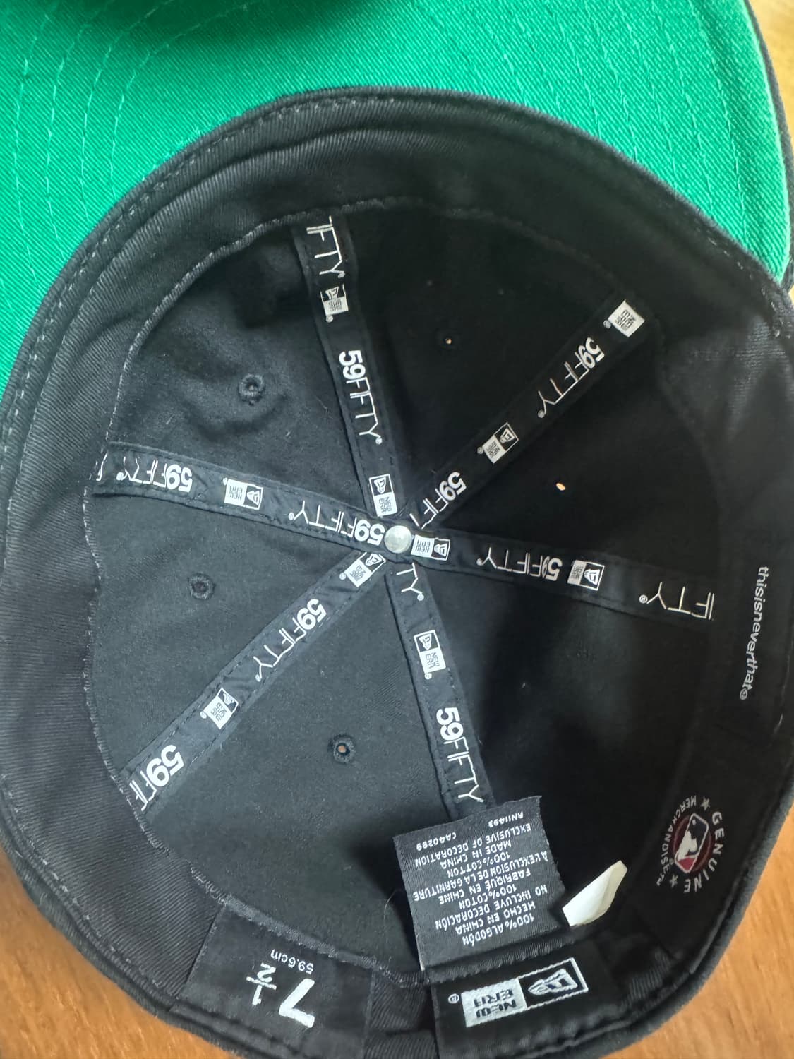 디네댓 뉴에라 콜라보 59fifty 레트로 크라운 블랙 712 상품이미지4