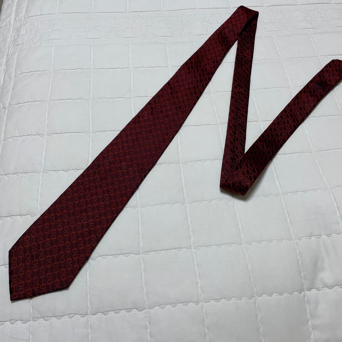 GUCCI 구찌 시그니처 홀스빗 레지멘탈 실크타이 상품이미지2