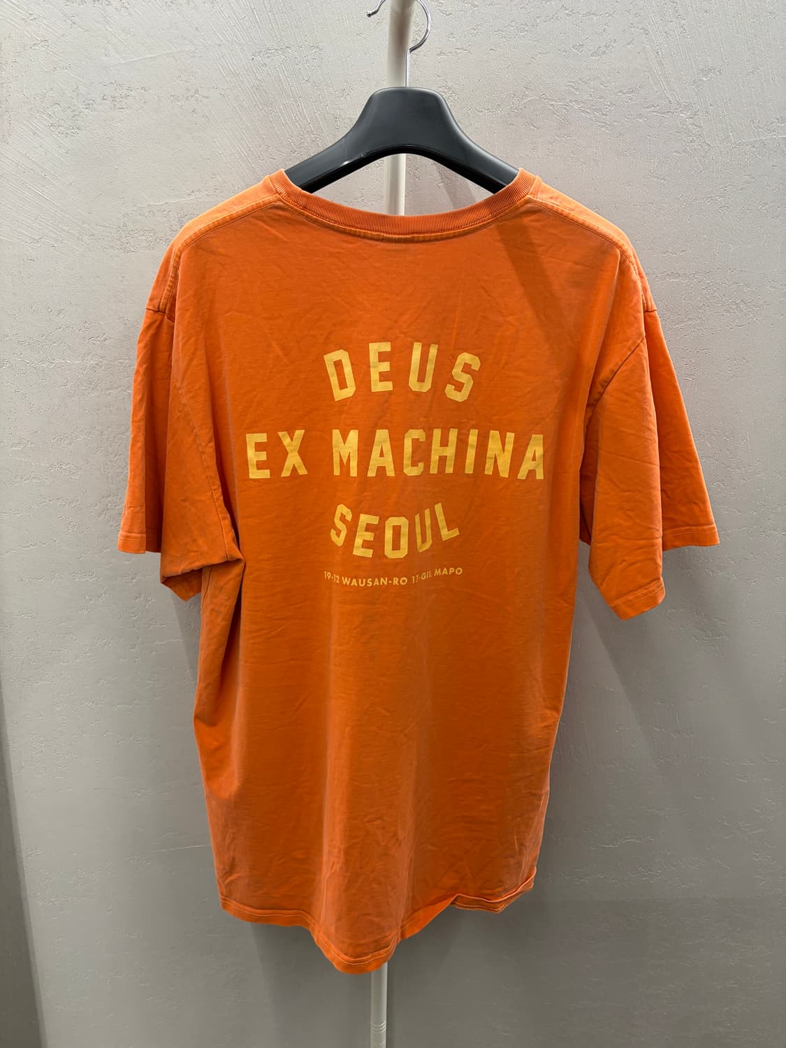 데우스 엑스 마키나 반팔티 오렌지 XL 상품이미지8