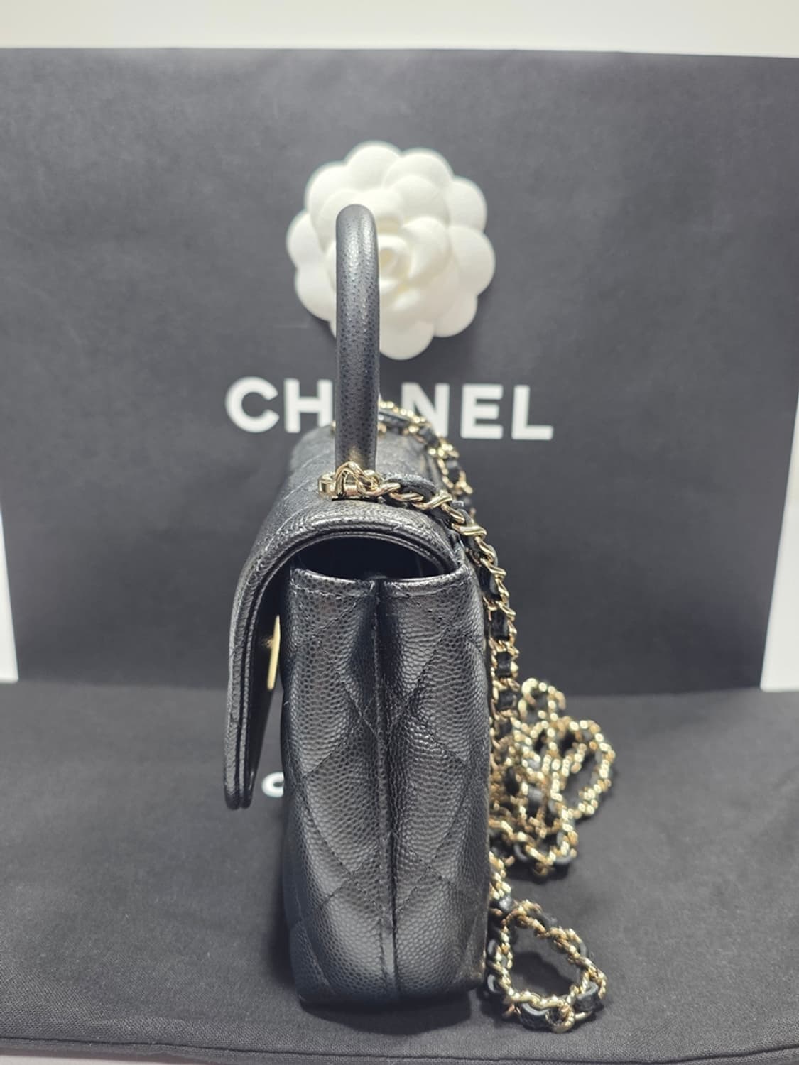 샤넬 코코 탑핸들백 미니 AP4244 상품이미지4