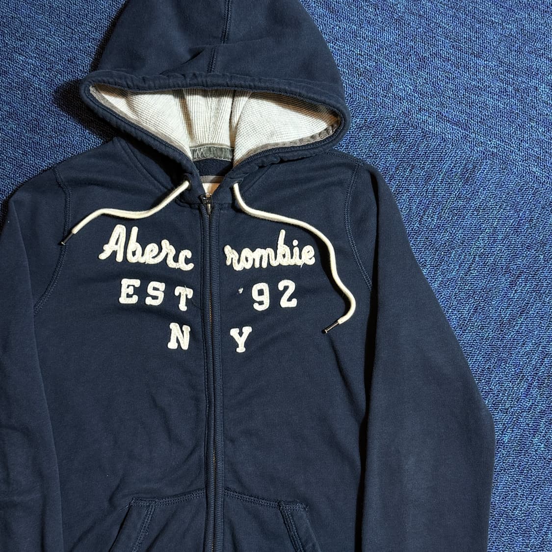 아베크롬비 피치 네이비 후드집업 상품이미지2