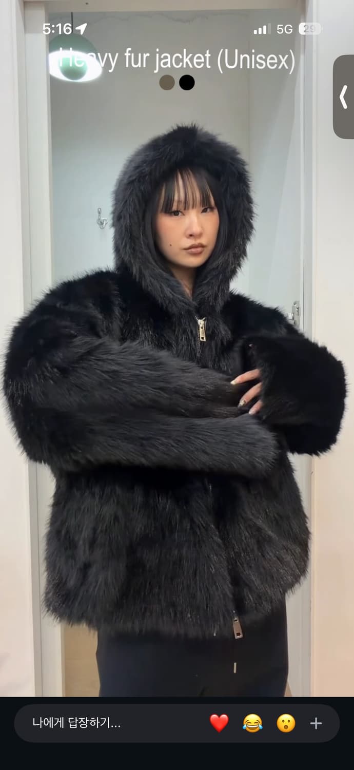 blobby 누빔 후드 퍼자켓 unisex 상품이미지3