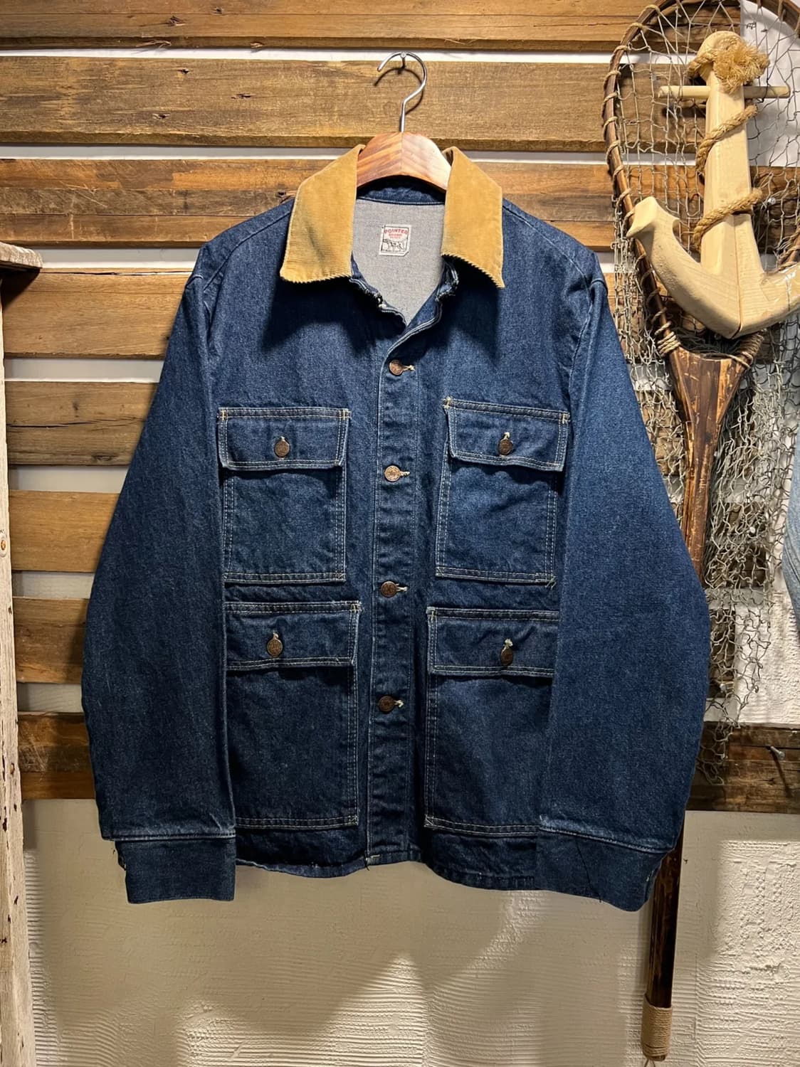 [L]90's POINTER 포인터 USA Made 데님 초어 자켓 상품이미지1