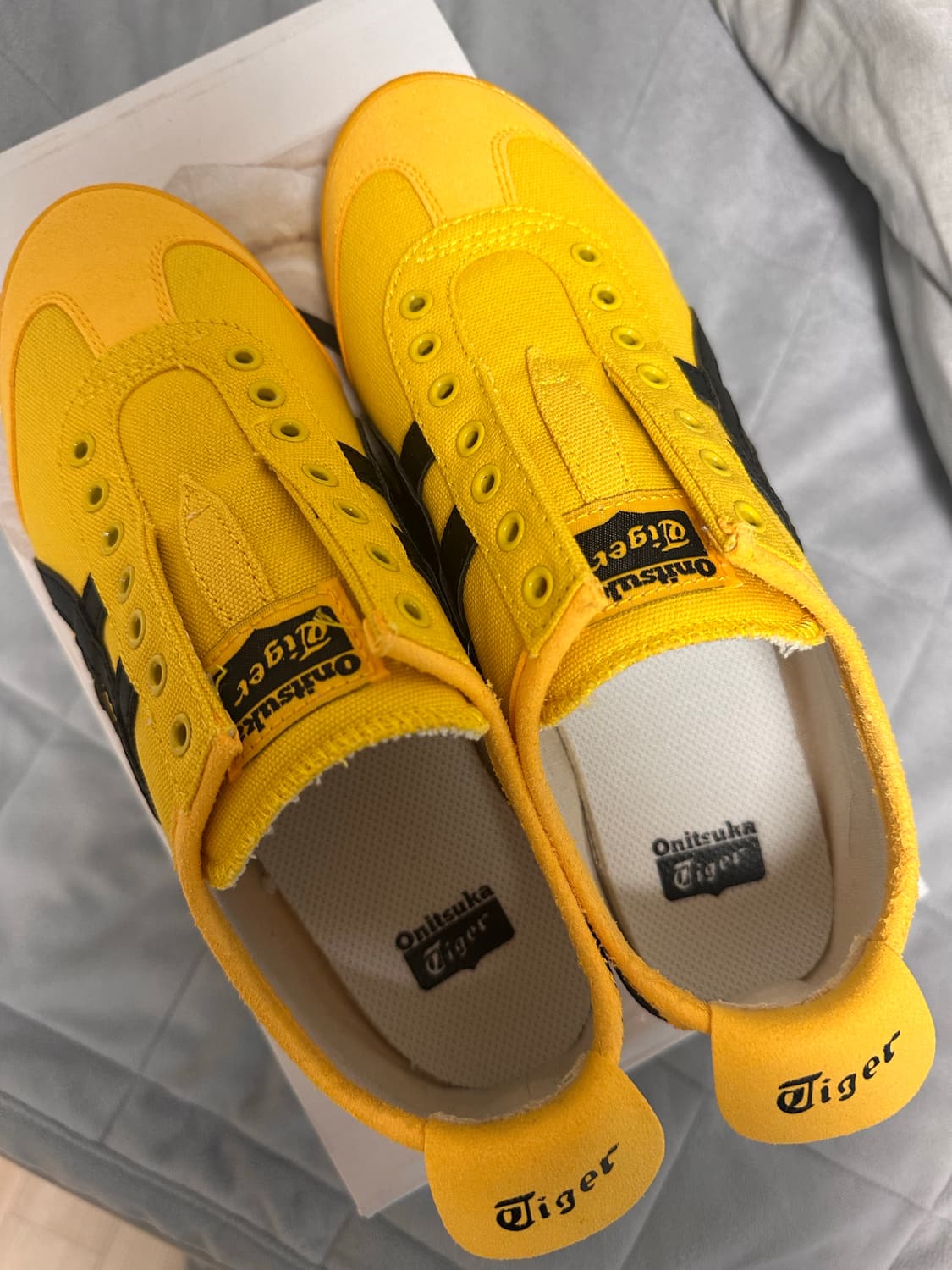 오니츠카타이거 멕시코 66 옐로우 블랙 250 (병행수입) 상품이미지1