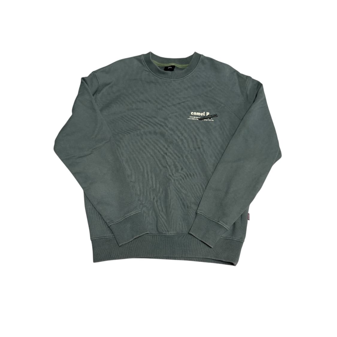 카멜워크 백 프린팅 맨투맨  상품이미지1