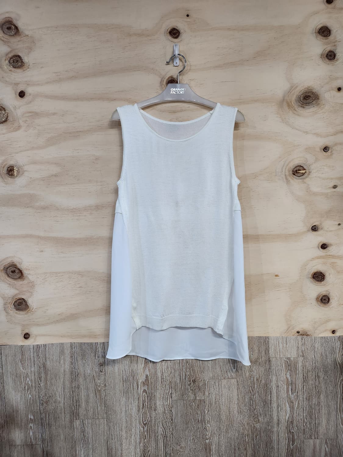 1028) 여성 레이어드 민소매 니트티 상품이미지1