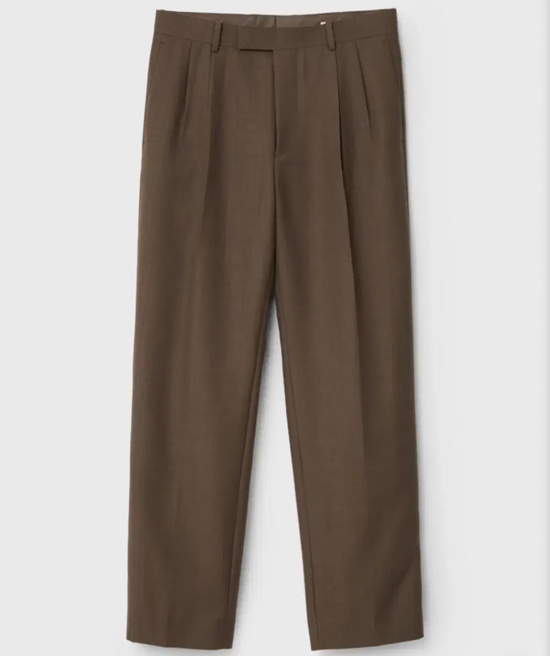 [6] 오라리 BLUEFACED WOOL TWO-TUCK SLACKS 상품이미지1