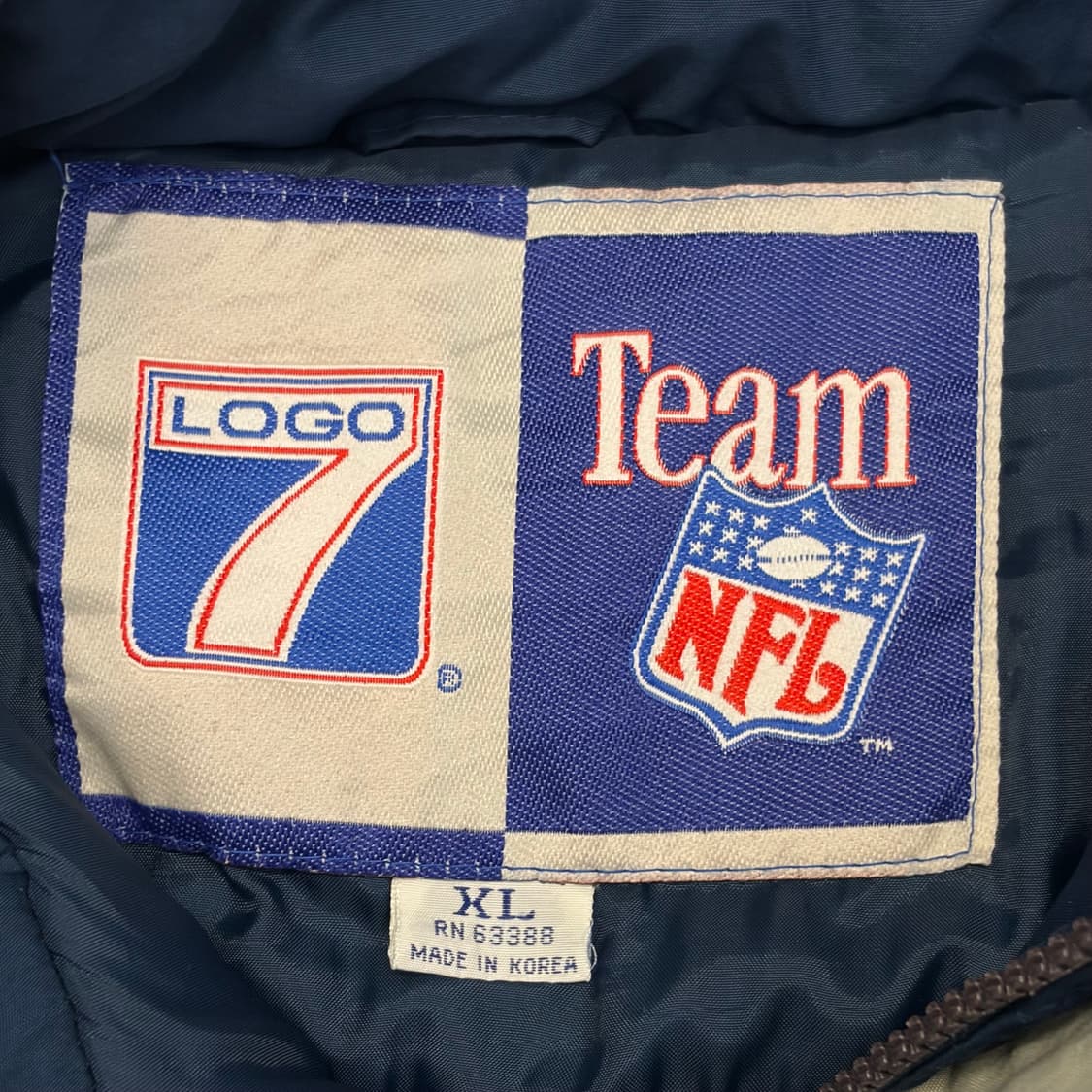 90s Made in Korea 생산 미국 빈티지 NFL 패딩점퍼 상품이미지8