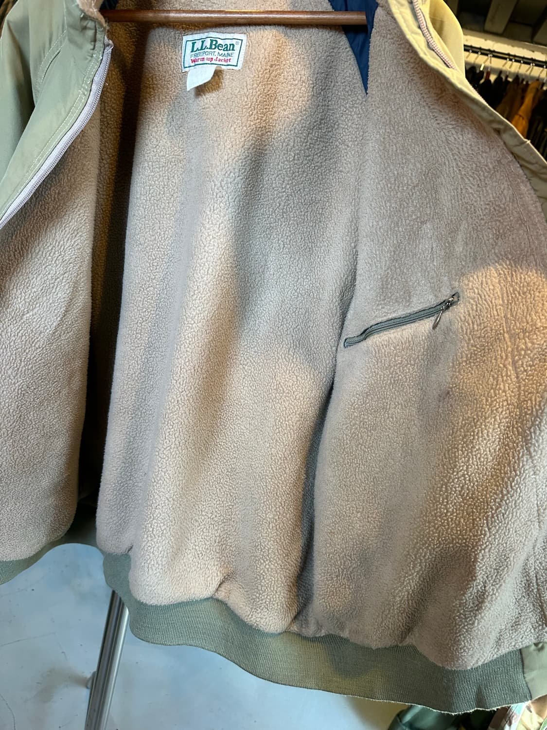 90s 엘엘빈 후리스 라이닝 윔업 트랙 자켓 상품이미지8