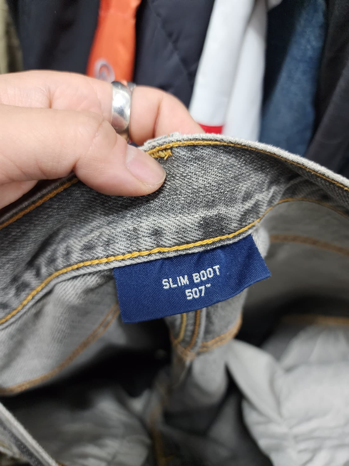 리바이스 507 슬림 부츠컷 데님  상품이미지5