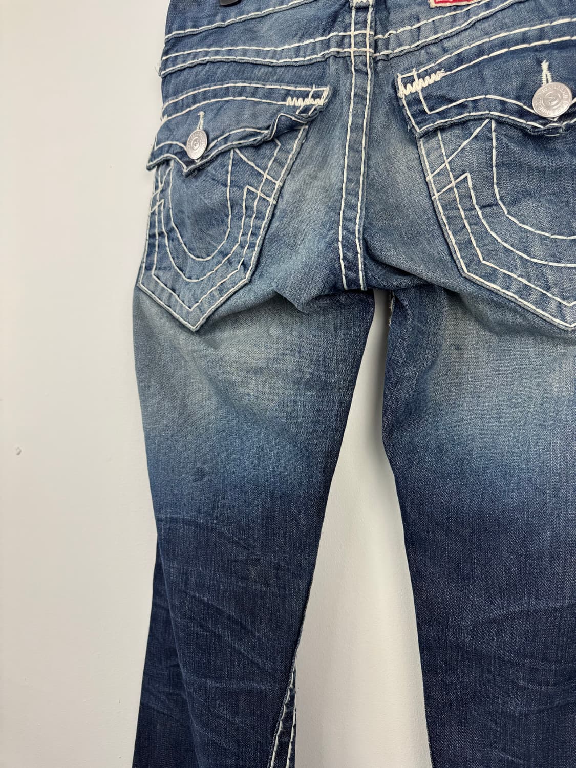 트루릴리젼 부츠컷 워싱 데님팬츠 28 상품이미지3