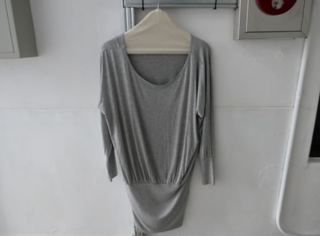 디에이디 보트넥 원피스 그레이 상품이미지1