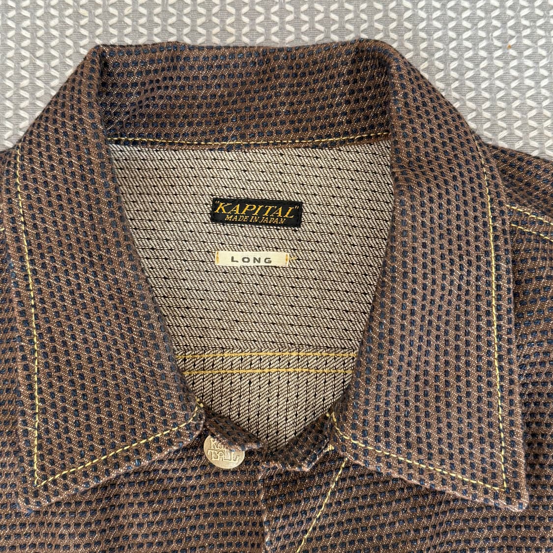 [42] 캐피탈 센츄리 데님 웨스터너 자켓 브라운 상품이미지2