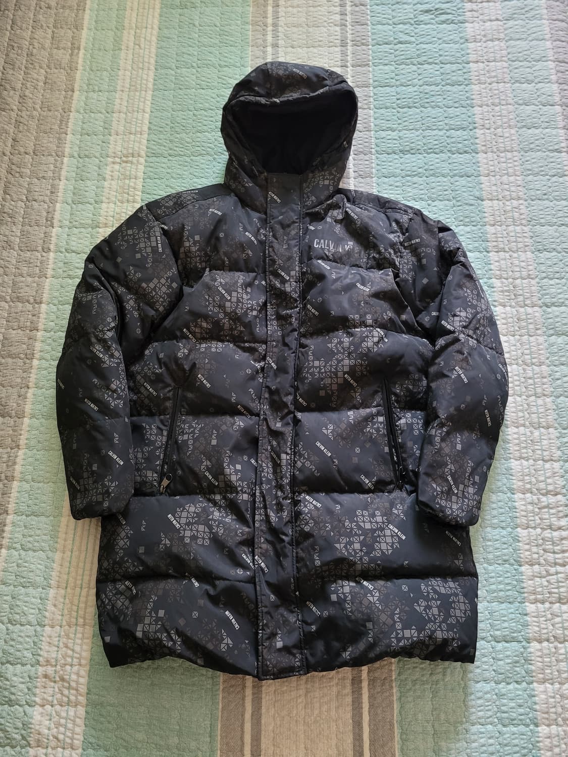 캘빈클라인 퍼포먼스 CKP 덕다운 패딩코트 M 105사이즈 상품이미지1