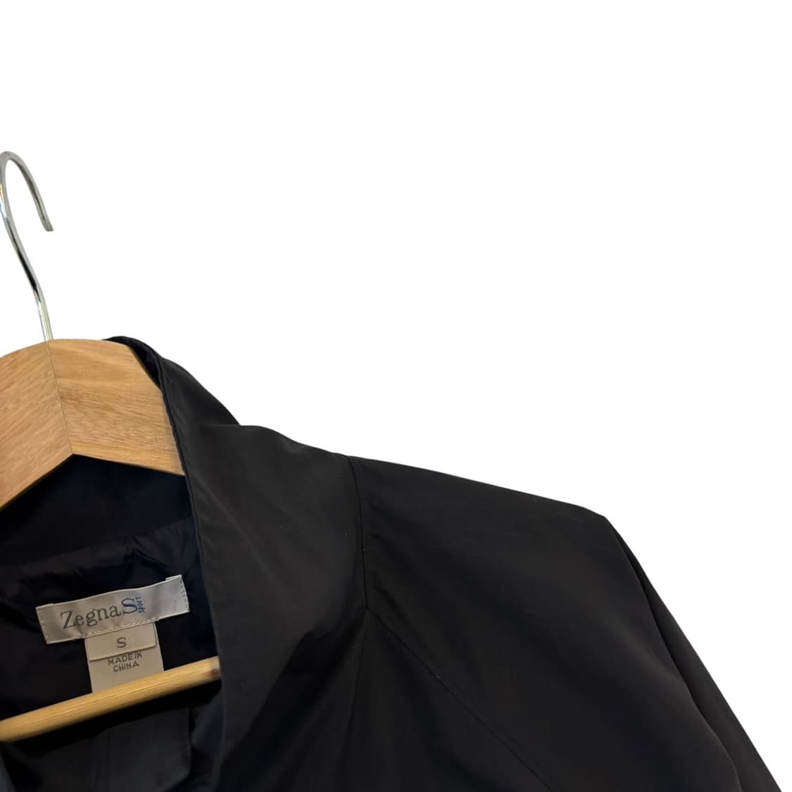 제냐스포츠 투웨이 바람막이 자켓 블랙 상품이미지3