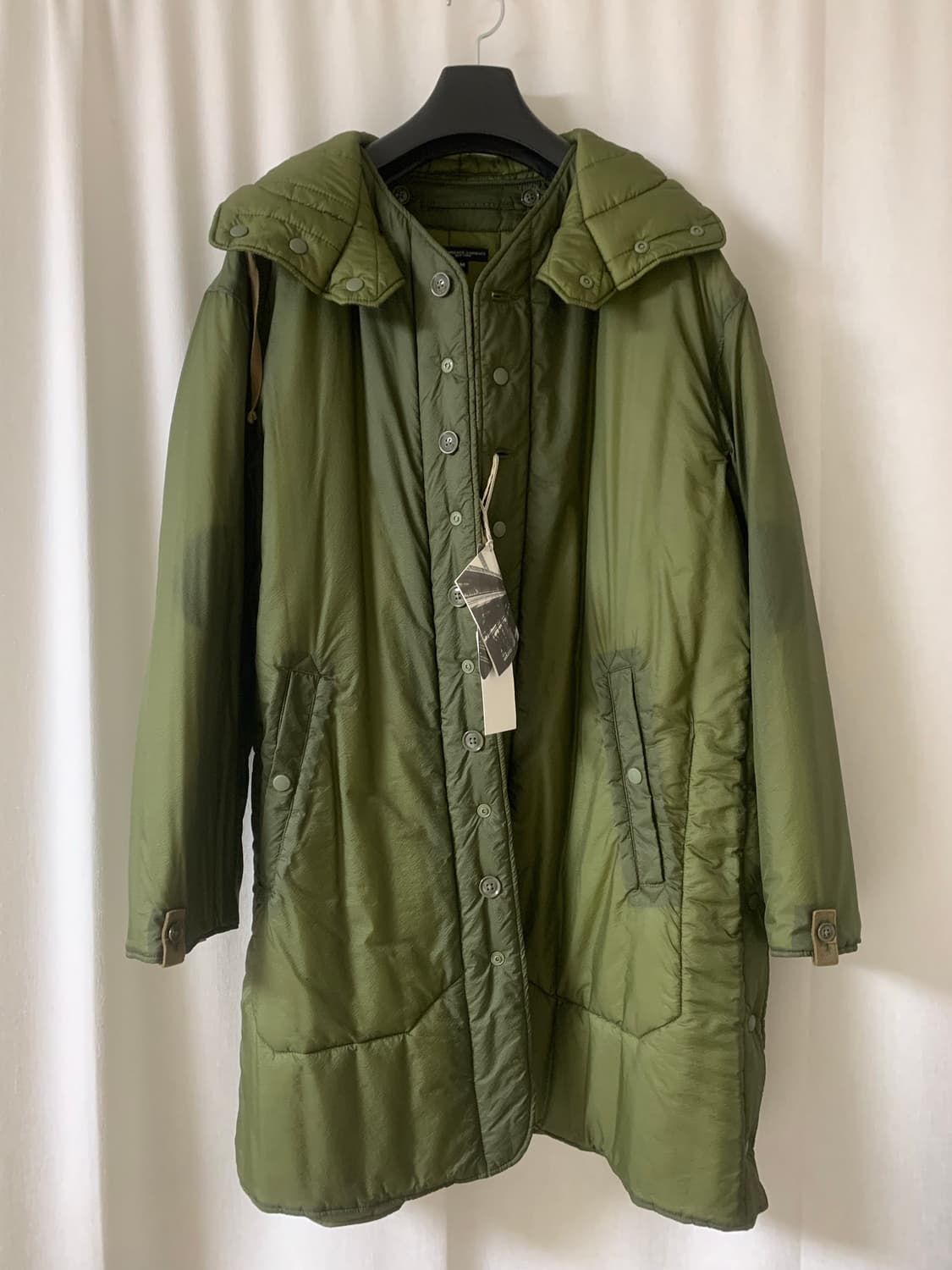 엔지니어드가먼츠 올리브 마이크로립스탑 라이너자켓 M 상품이미지1