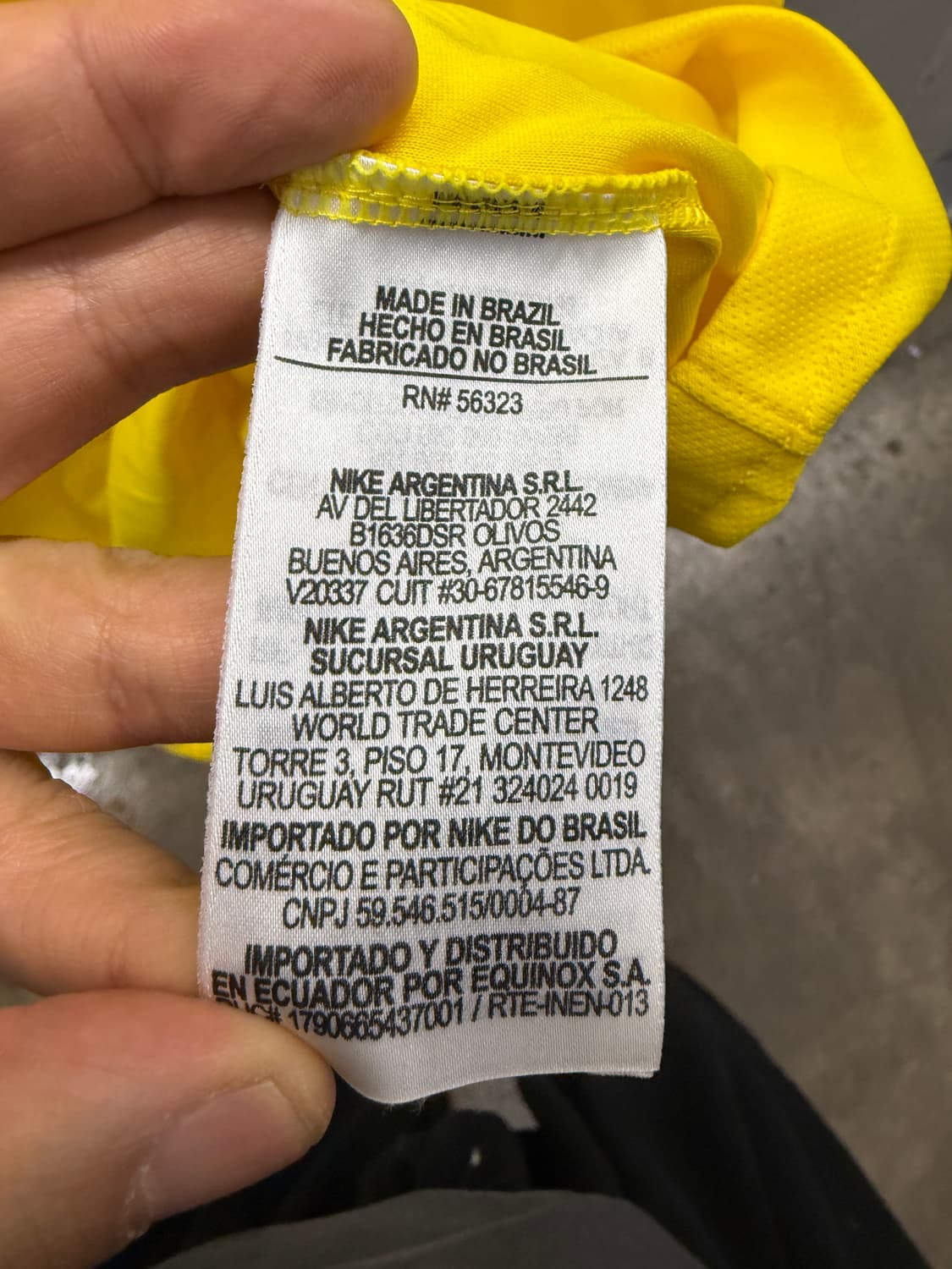 나이키 브라질 축구 유니폼 2018 시즌 L 상품이미지5