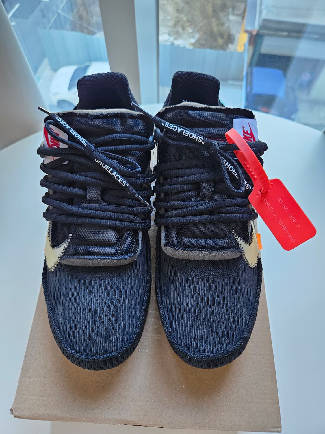 나이키 × 오프화이트 더텐 프레스토 블랙 270 새제품 상품이미지7