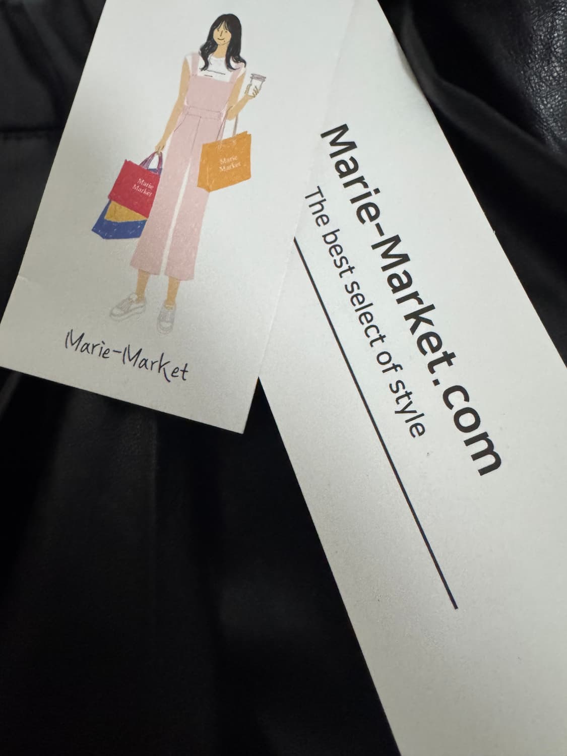 <새상품> 여성 마리마켓 페이크 레더 밴딩 스커트 23.6인치 상품이미지2