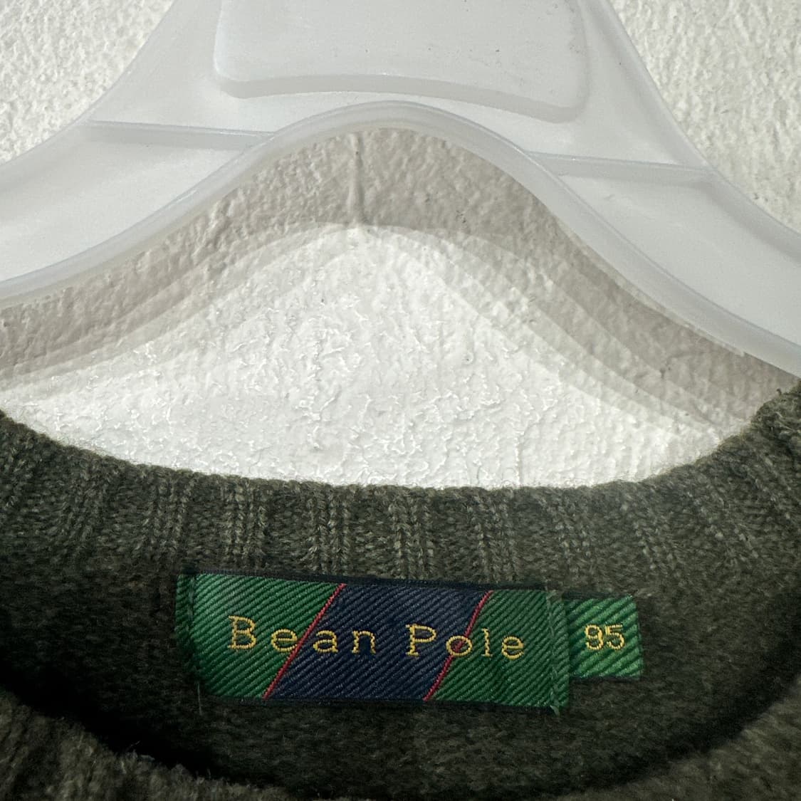 빈폴 카키 니트 M 상품이미지3