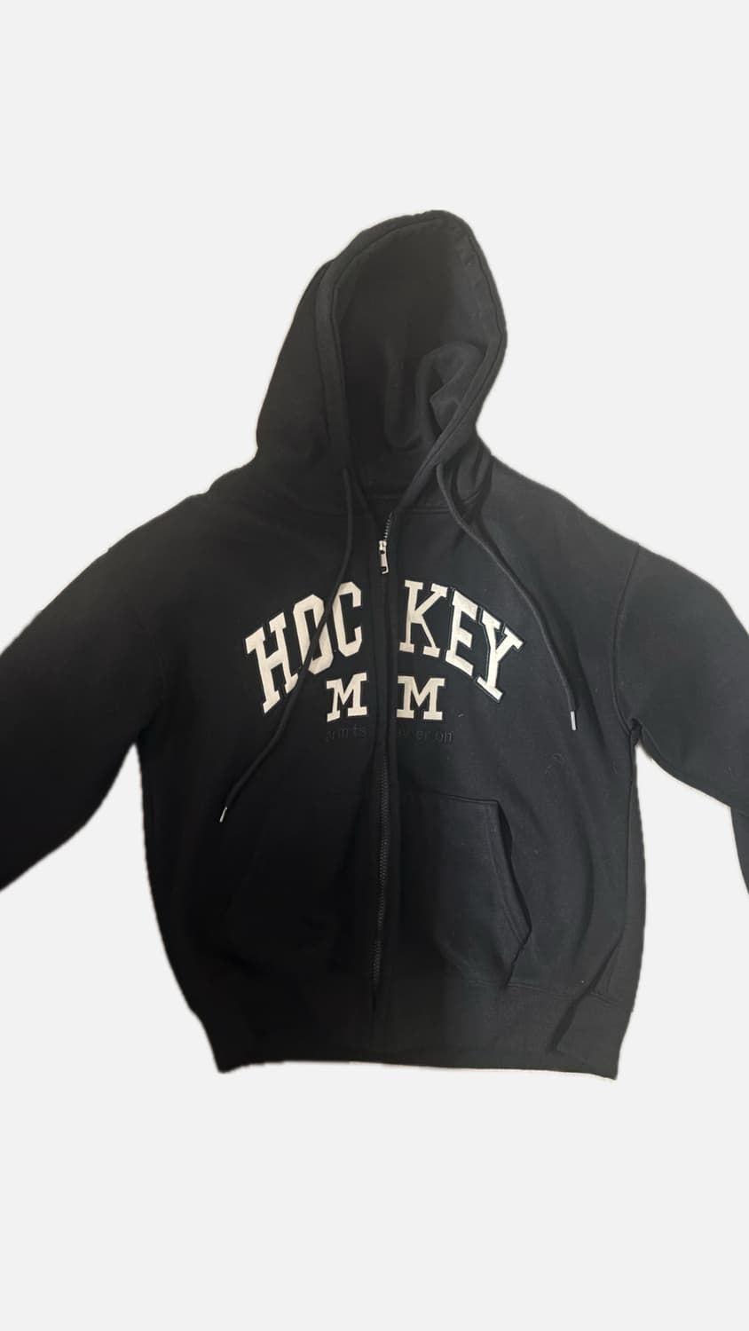 블랙 후드집업 상품이미지1