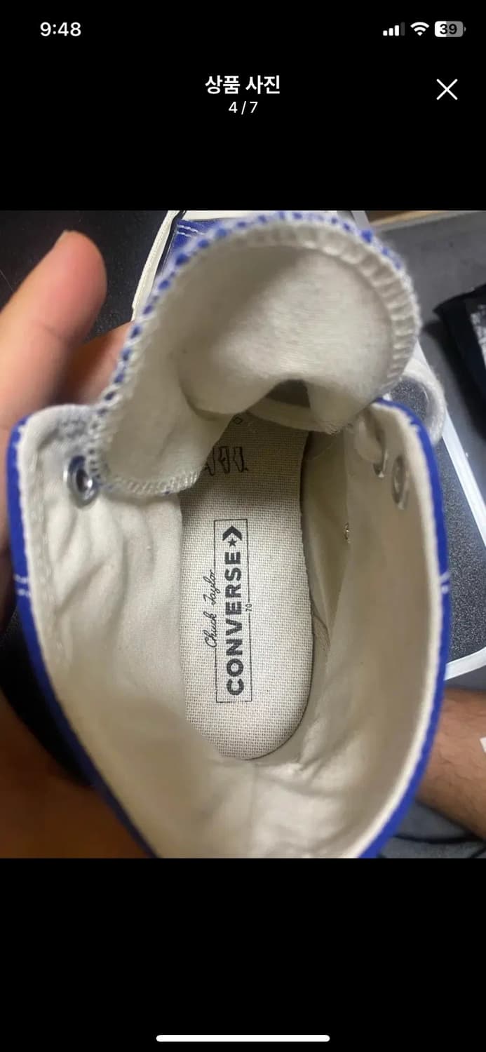 [CONVERSE] 컨버스 척테일러 70s 하이 240사이즈 상품이미지4