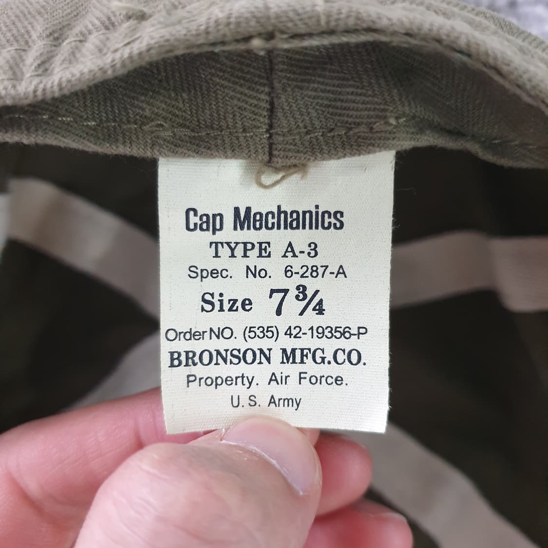 Cap Mechanics ARMY AIR FORCE 캡 상품이미지3