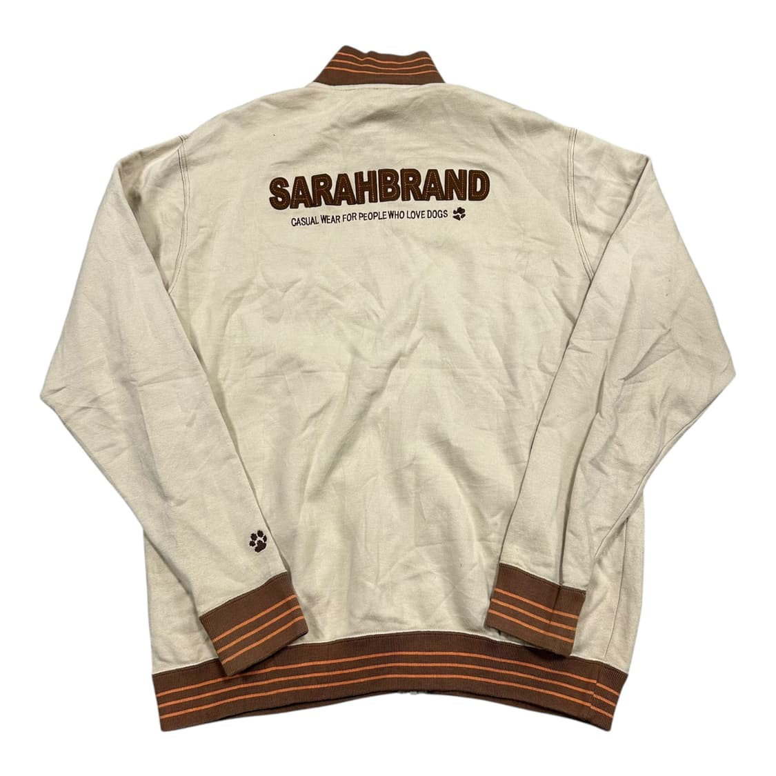 ✨ (바배) 빈티지 발바닥 코튼 트랙탑 져지 상품이미지2