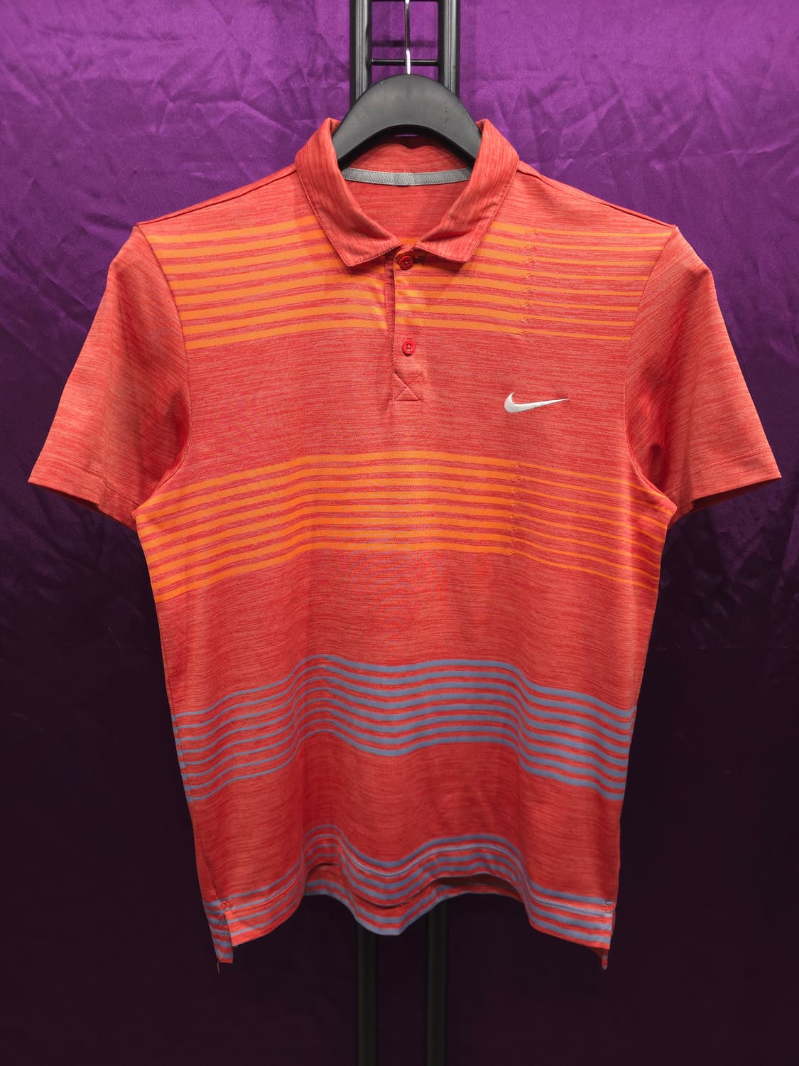 나이키 골프 스트라이프 카라 반팔티 100 상품이미지1